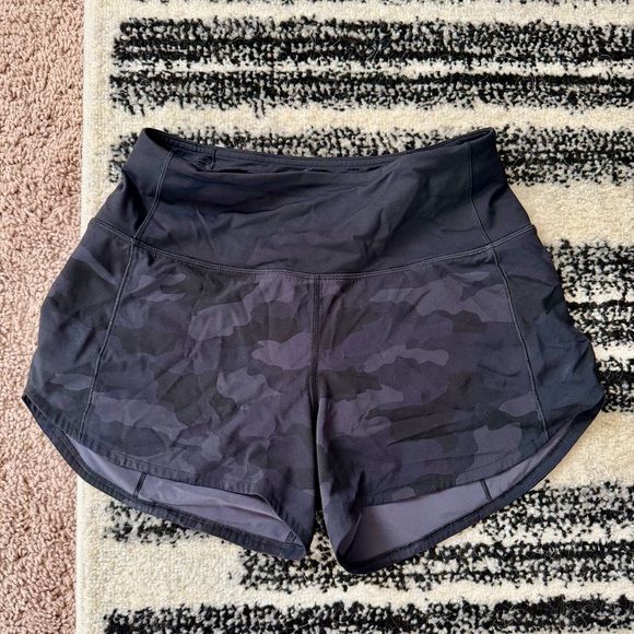 lululemon athletica Pants - Lululemon Black Camouflage Women's Shorts